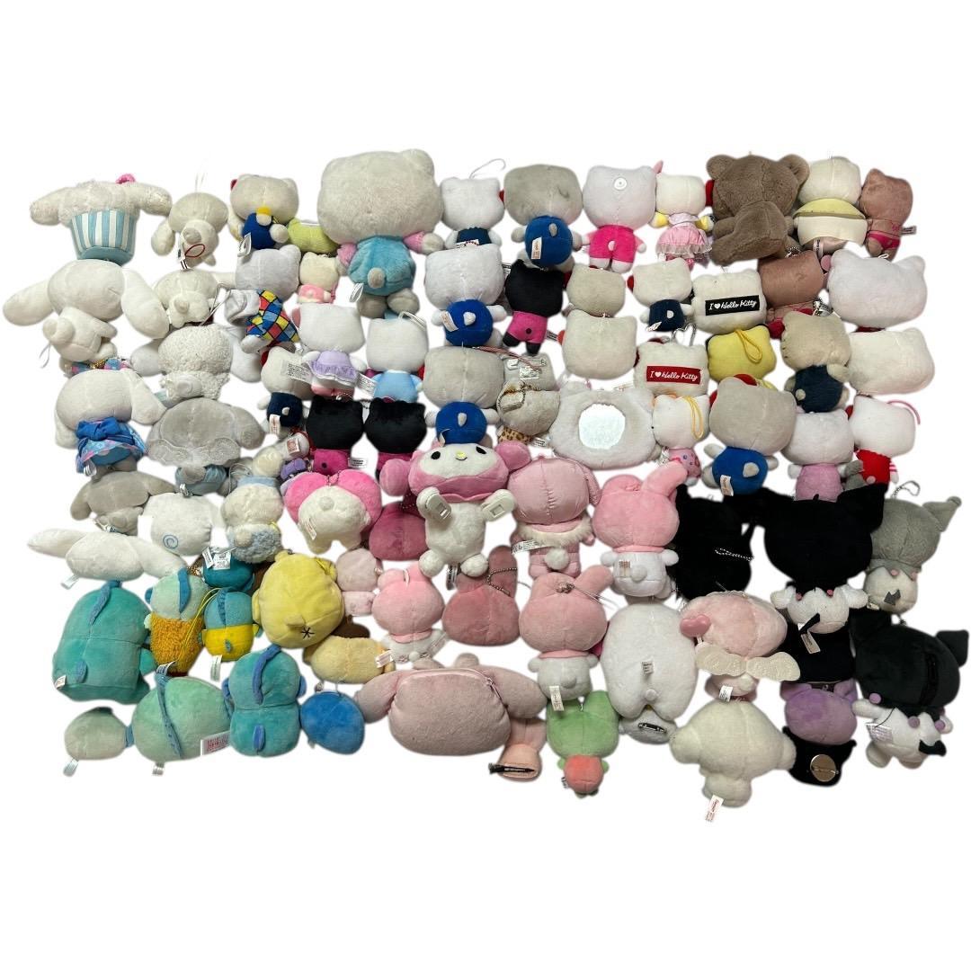 【ばら売り不可】サンリオ キャラクター ぬいぐるみ 83体 まとめ売り