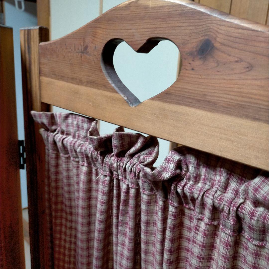 希少！アンファンコーハウス4連パーテーション ハート型デザイン