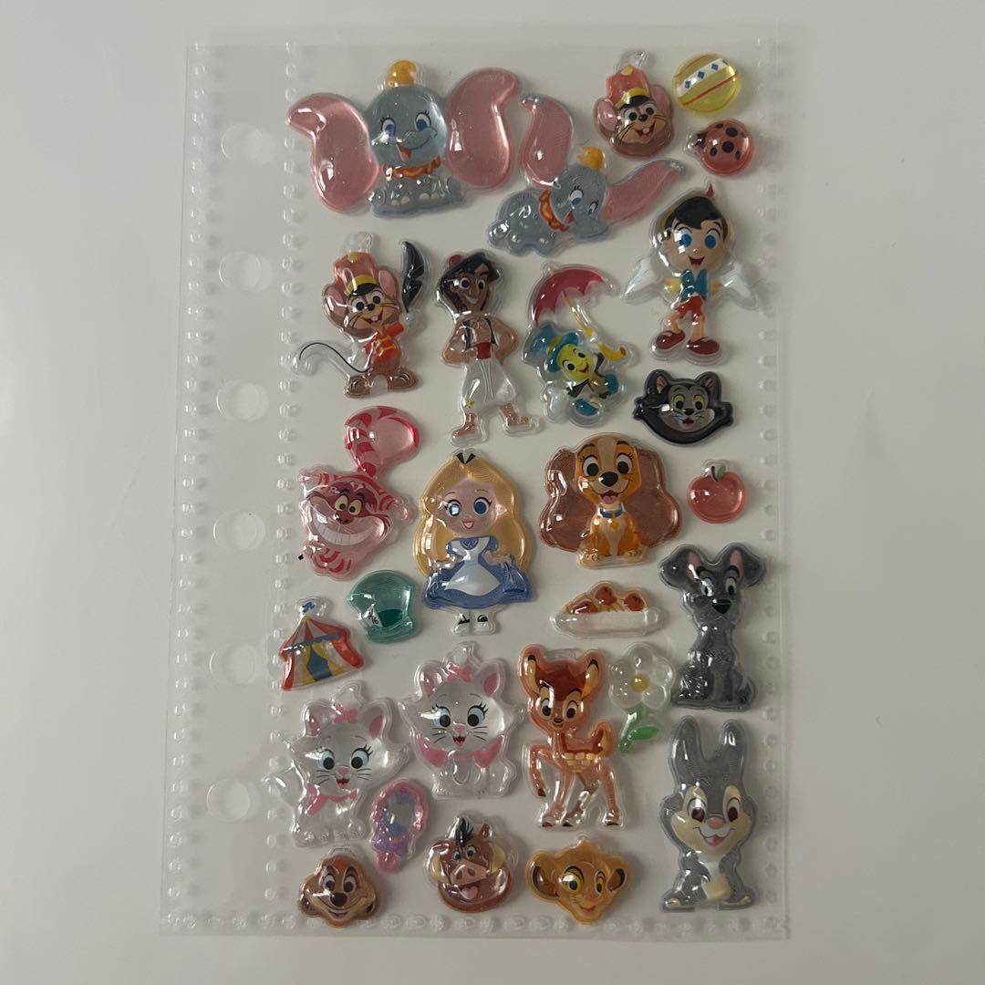 シール帳 完成品 しずくちゃん　ディズニー　あわわちゃん　スンスン　10枚　美品