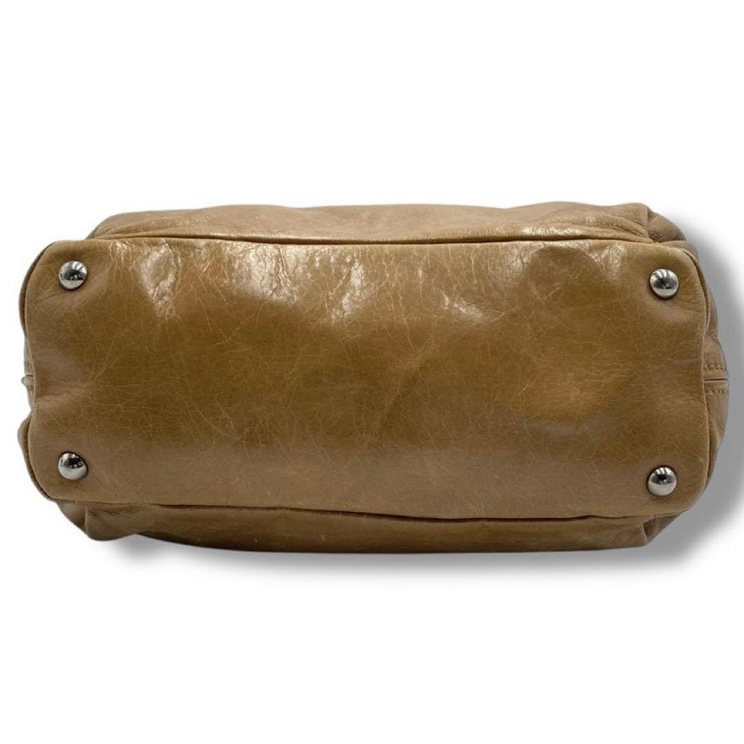 良品 MIUMIU 2WAY バッグ archive レザー Y2K ブラウン