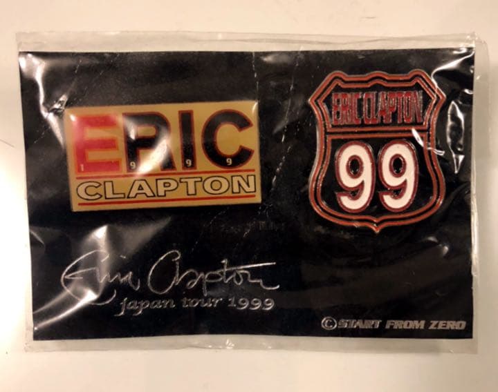 デッドストック■エリック クラプトン_ERIC CLAPTON 99年バッチ新品