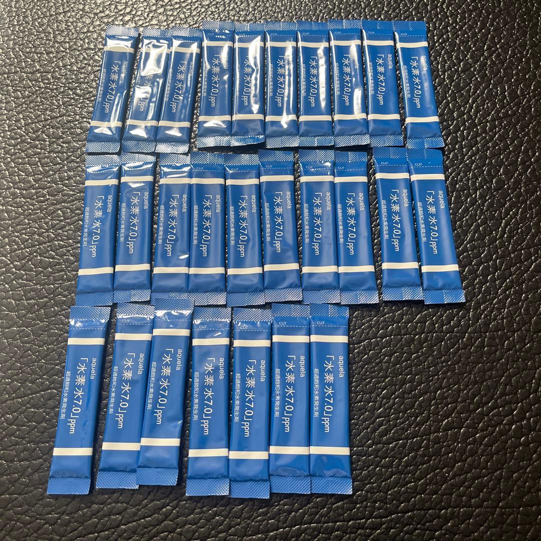 アキュエラ水素水７.０発生剤３０包×５箱➕バラ２７包