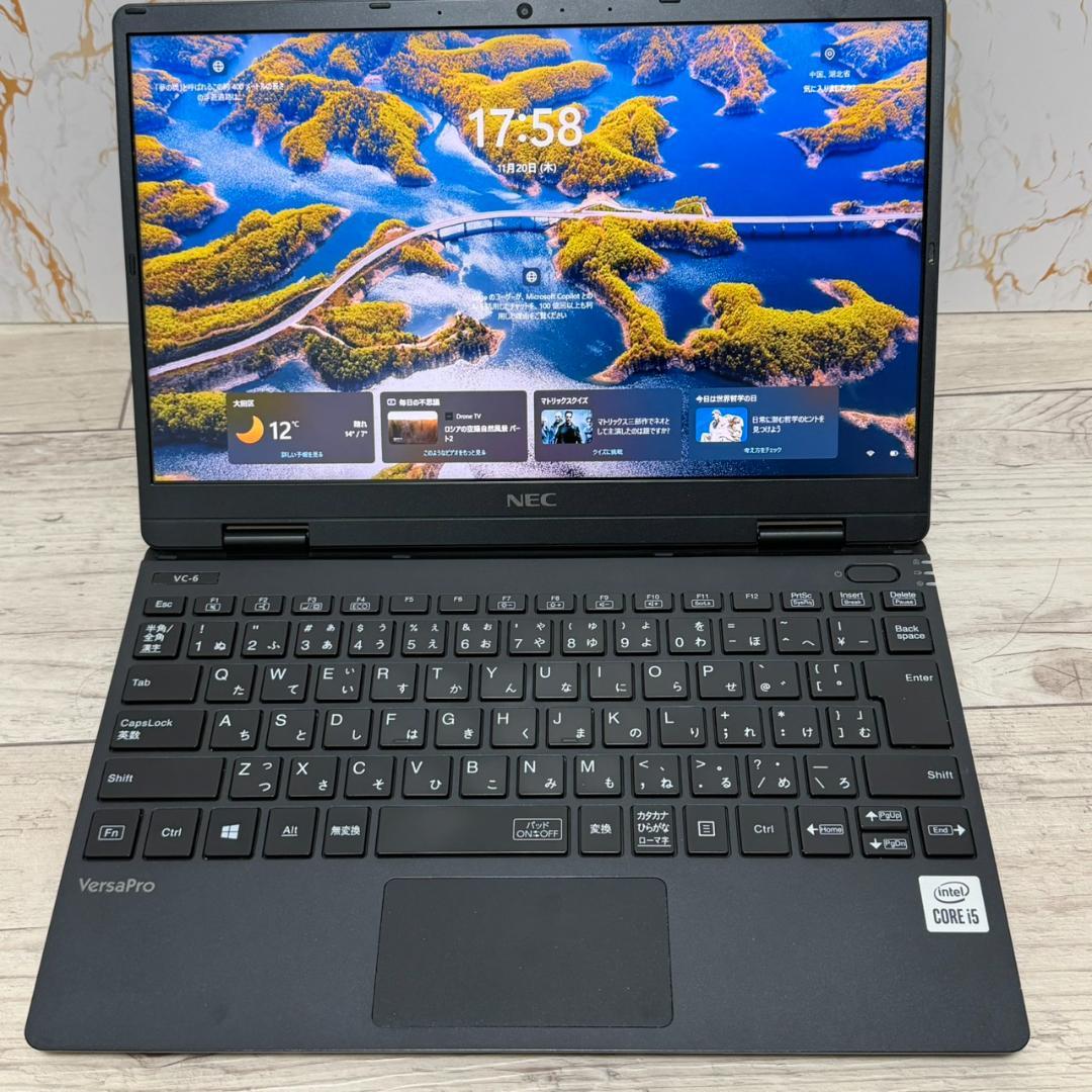 NEC 第10世代Core i5/SSD128/8GB/カメラ/office