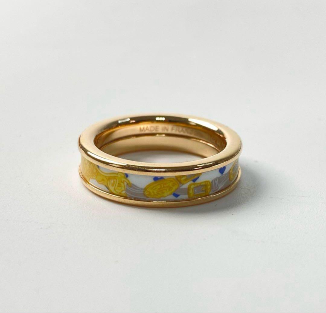 美品 エルメスHERMES ブリッド ドゥ ガラ ラヴ PM リング T57