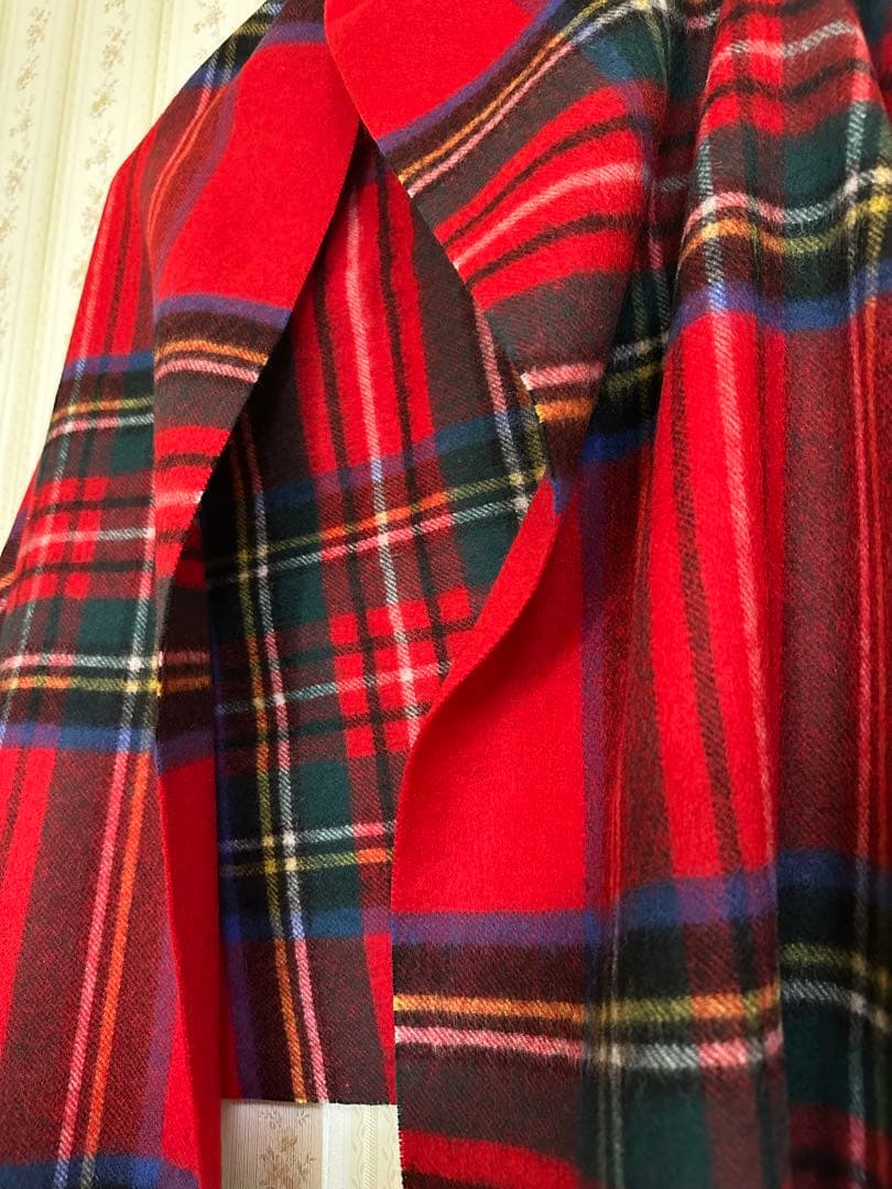ジョンストンズ カシミア 大判ストール マフラー ロイヤルスチュワート