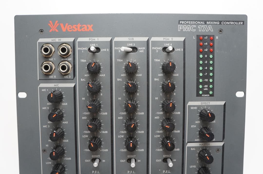 【動作品】VESTAX PMC-17A 　純正アダプター付