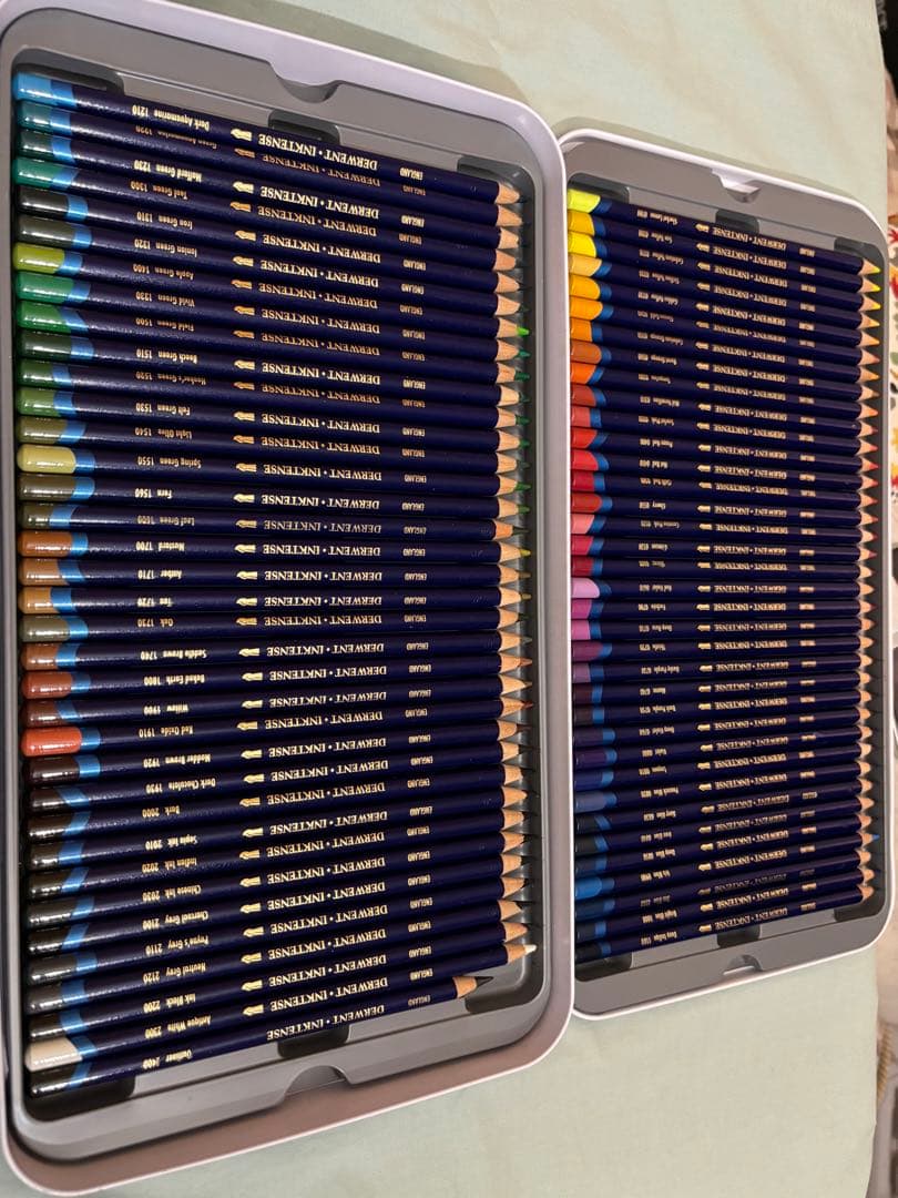 ダーウェント　インクテンス　色鉛筆　72色