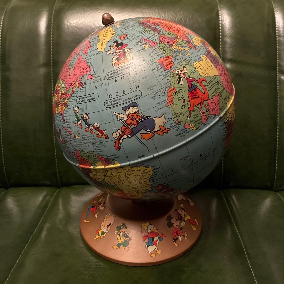 激レア 60's Rand McNally ディズニー 地球儀