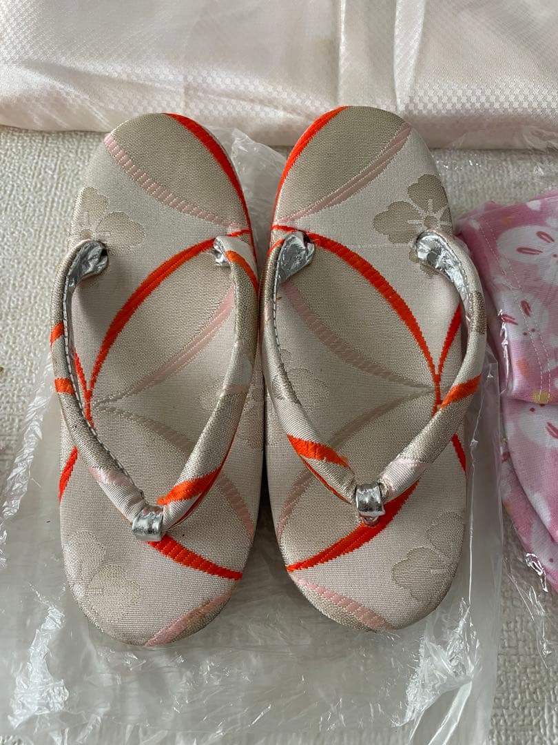 【処分価格❗️】アンティーク 七五三　着物 作り帯 小物一式 フルセット 赤　手毬