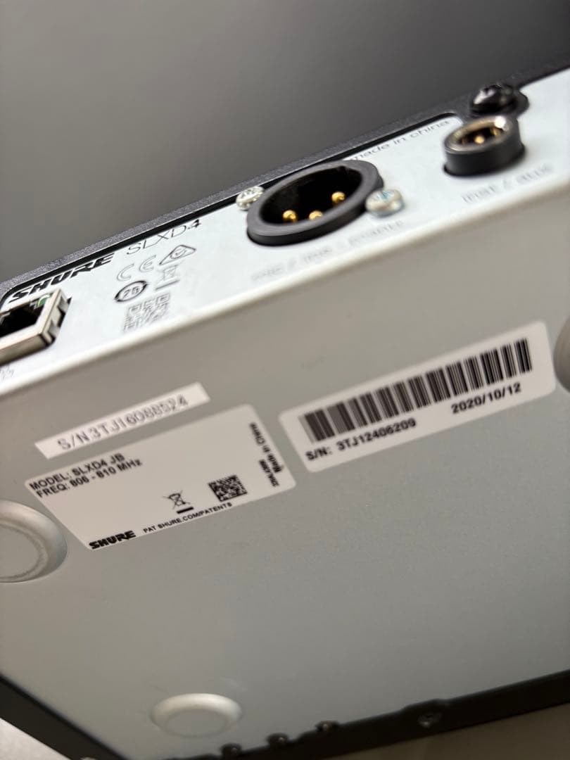 SHURE SLXD4 ets set bag付き　SLXD2マイク付き