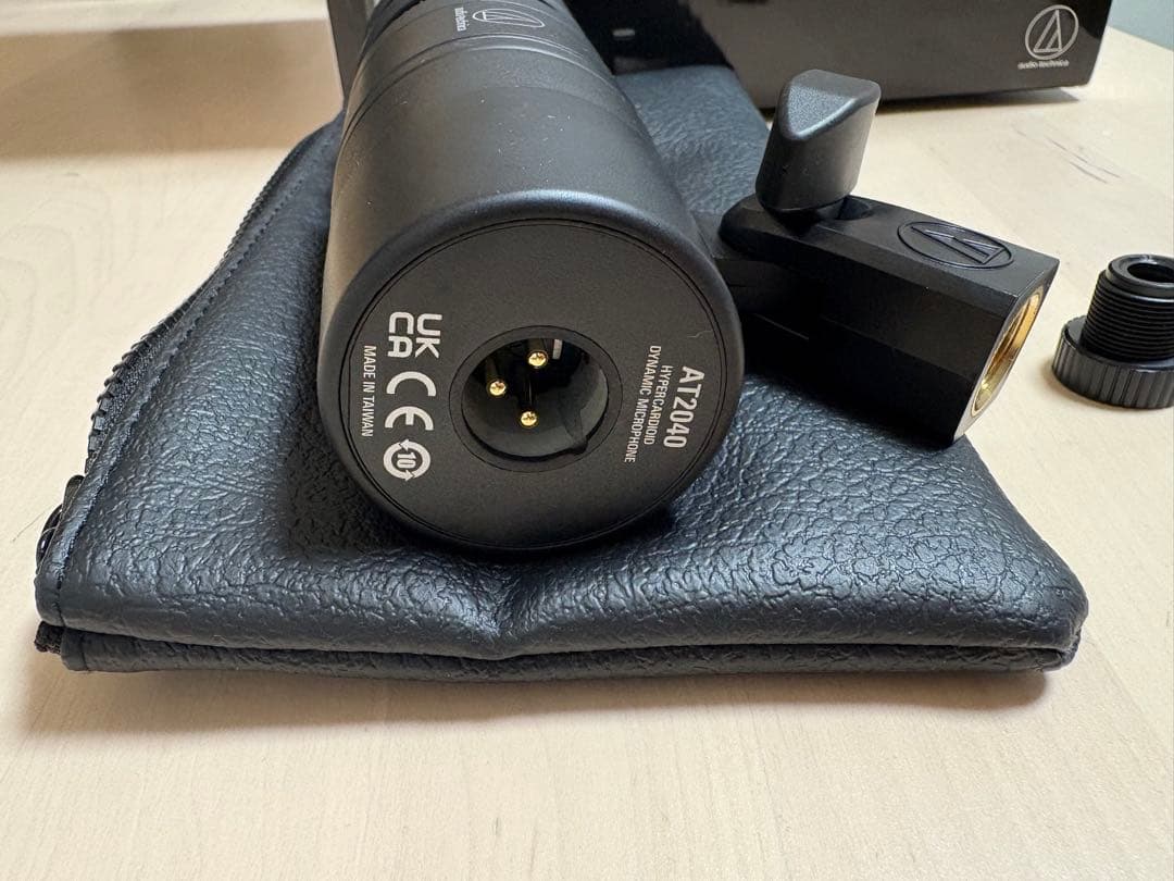 Audio-Technica ダイナミックマイク 収納ケース スタンド付