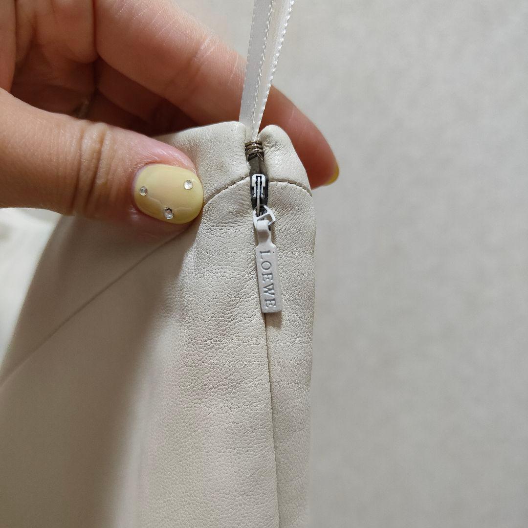 LOEWE ロエベ レザースカート 40 L 羊革 ラムレザー