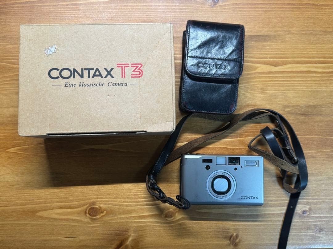 【最終セール】CONTAX T3 フィルムカメラ ケースつき