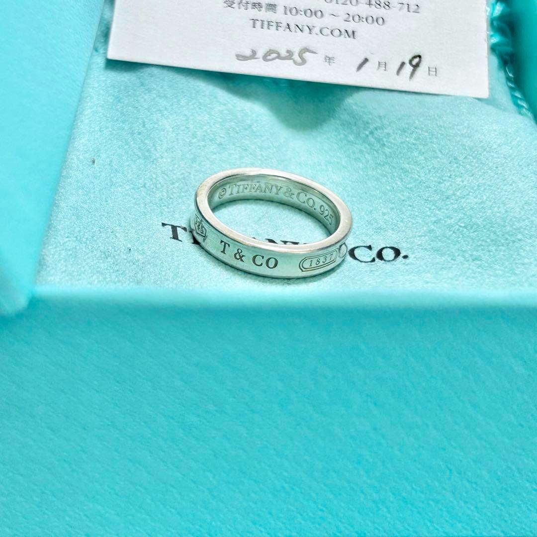 ティファニー　ナローリング　8号　指輪　Tiffany シルバー　美品