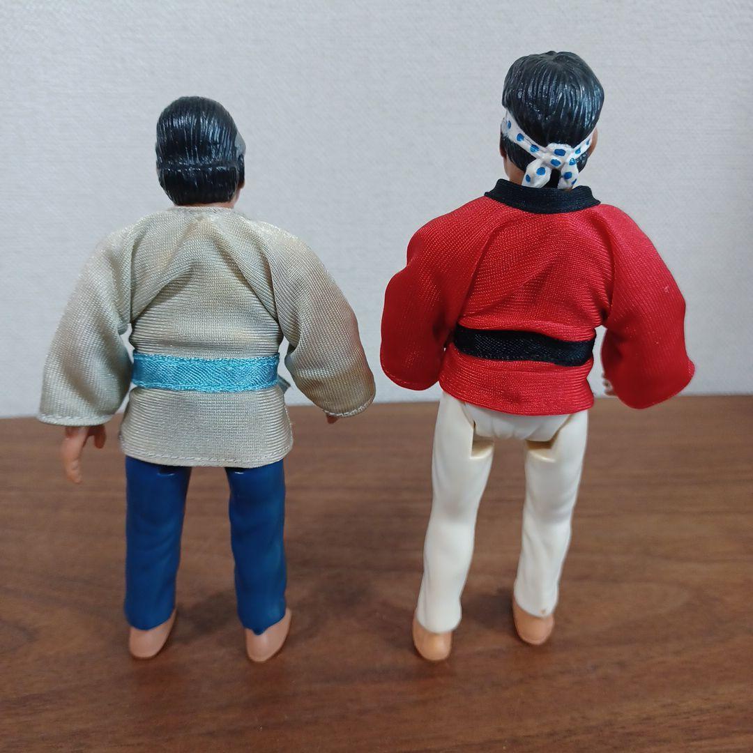 当時物　Remco社「ベスト・キッド」ミヤギ先生とダニエル・ラルーソのフィギュア