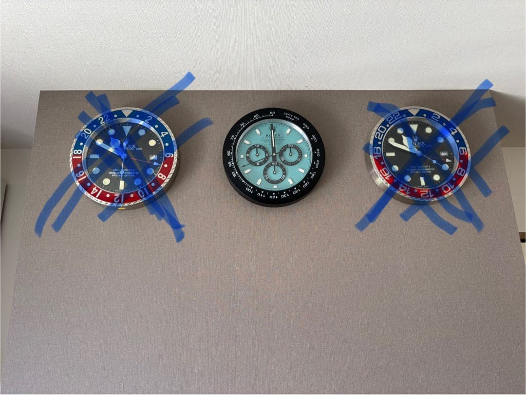 デイトナ　ロレックス　掛け時計　非売品 難あり