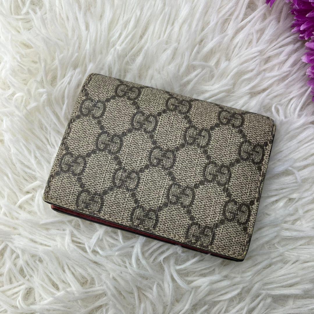 ✨美品✨ GUCCI 二つ折り財布 チェリー GG柄 ストーン抜けナシ