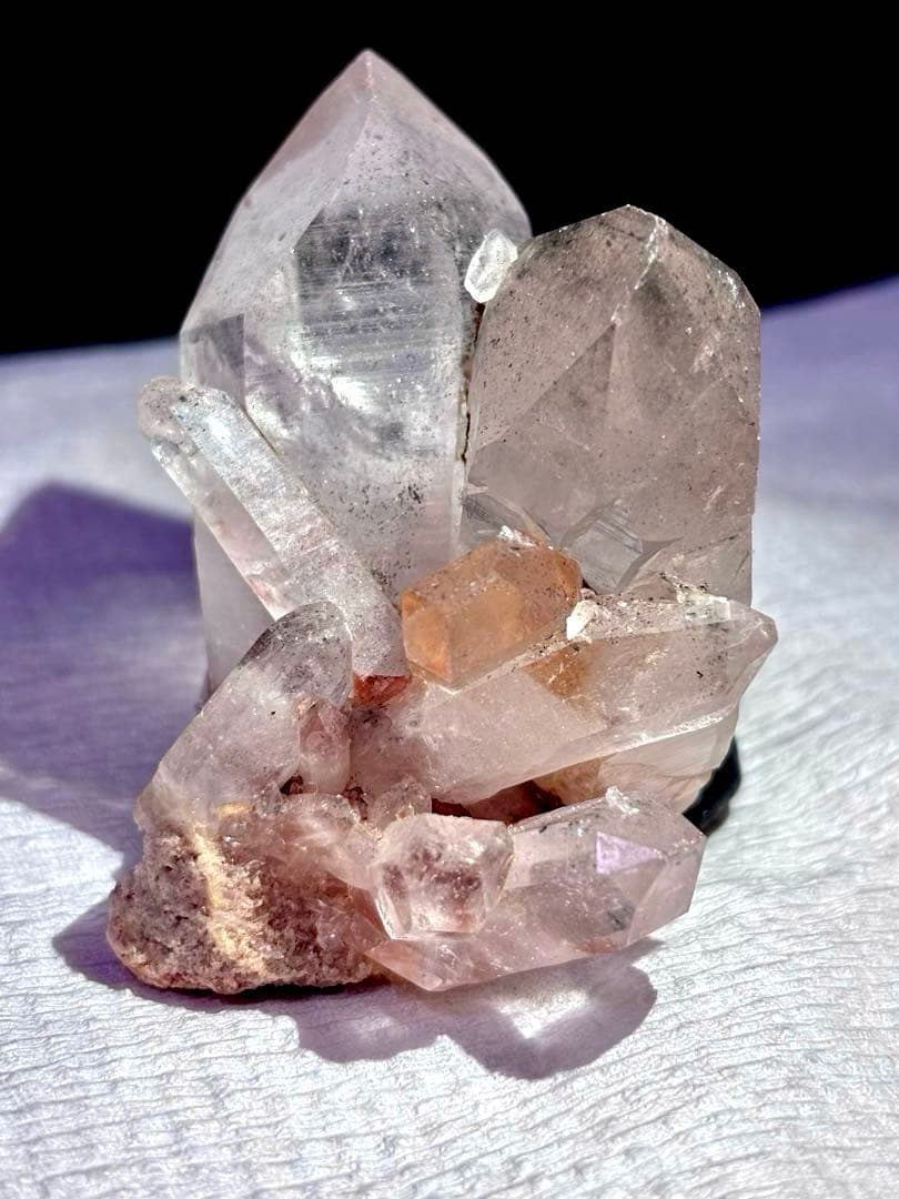 【超希少】天然ヒマラヤ水晶クラスター マニカラン産 シャーマンダウ ファントム