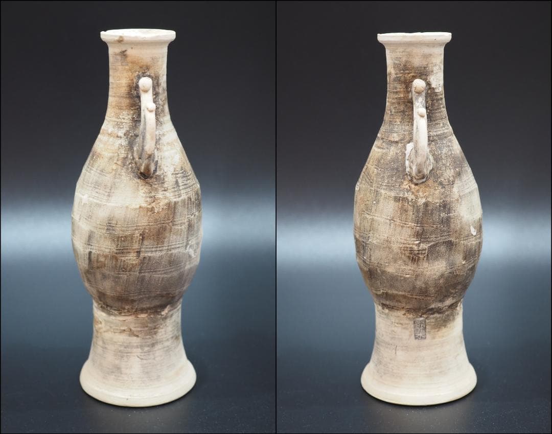 江戸期 木米造 「聾米一枝瓶」