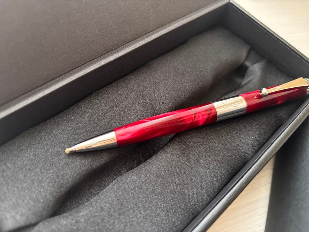 ROMEO NO.3 ボールペン 細軸 イタリアンレッド ロメオ伊東屋 替芯付