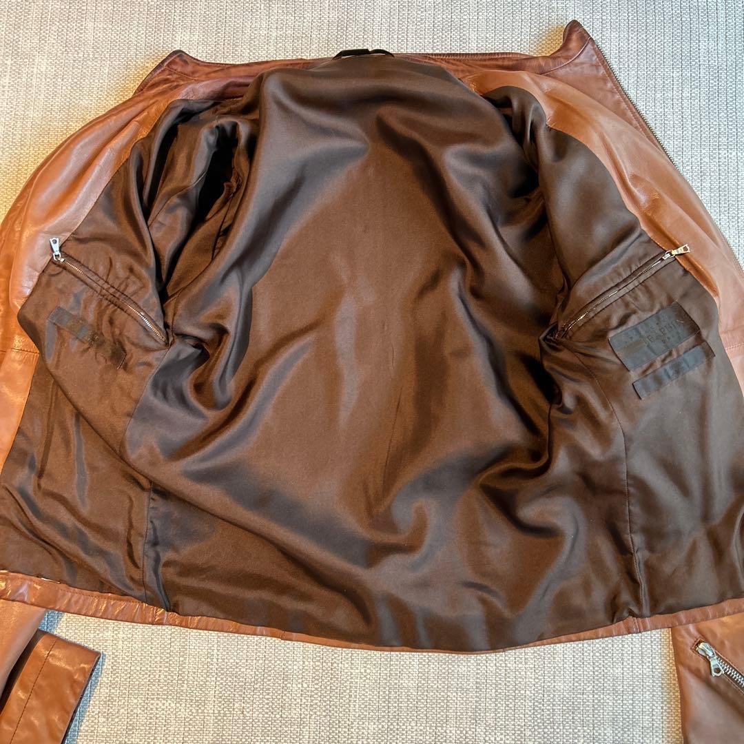 SERAPHIN ライダースジャケット　ベージュ