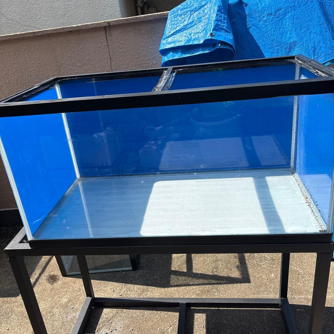 90cmガラス水槽 水槽台セット！！