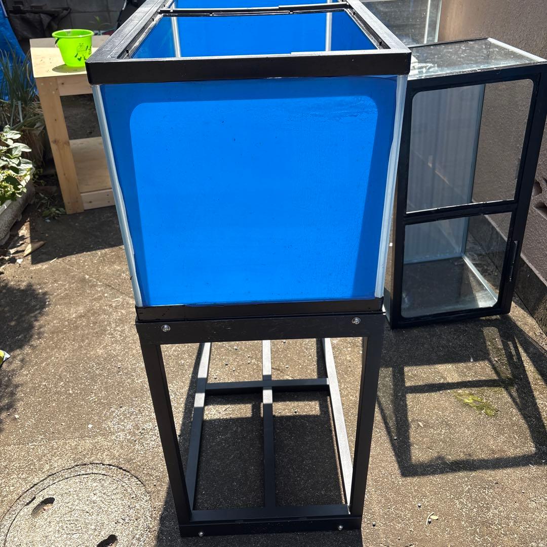 90cmガラス水槽 水槽台セット！！