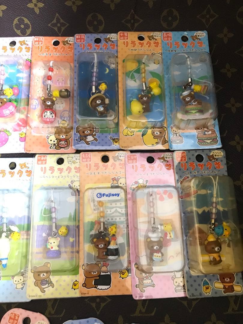 激レア、廃盤、リラックマご当地ストラップ、キーホルダーセット 20個以上