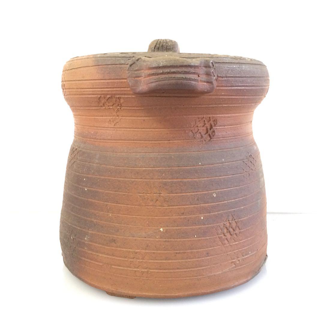 備前焼 水指 小西陶古作 茶道具 T866