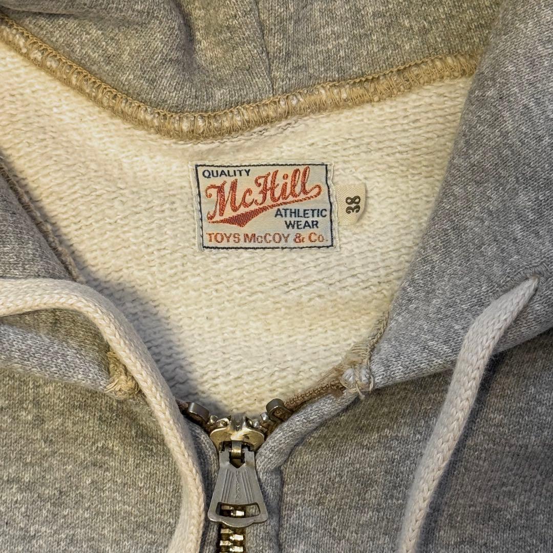 トイズマッコイ ヘヴィウェイト フルジップパーカー グレー Mサイズ