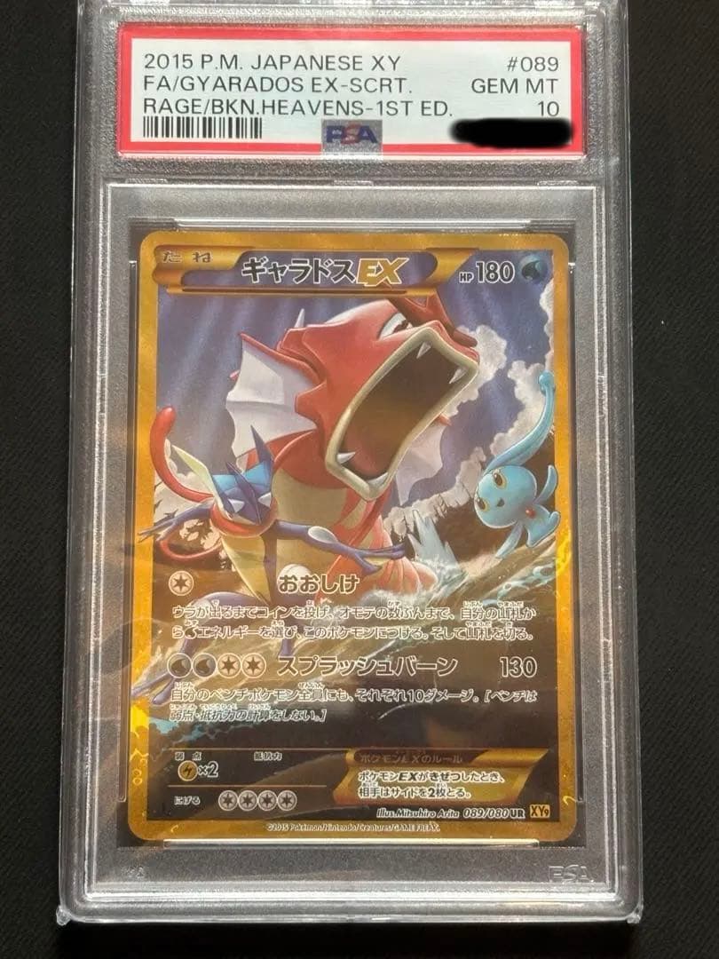 【PSA10】ギャラドスEX UR XY9 破天の怒り
