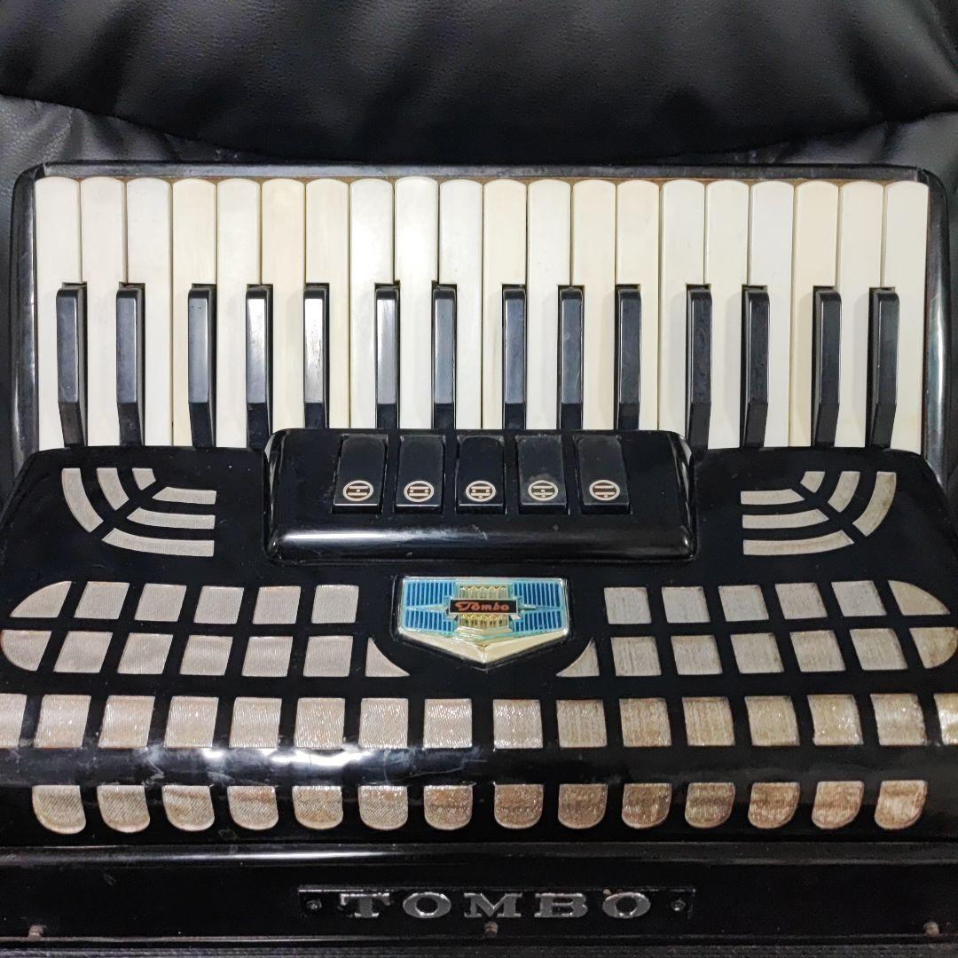 め*か様 TOMBO アコーディオン 34鍵 80ベース式 トンボ