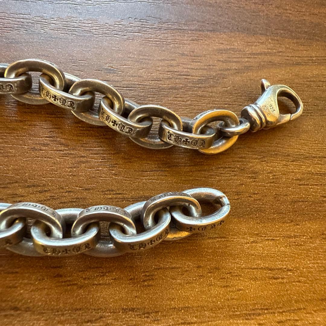クロムハーツ ラージ　ペーパーチェーン　ブレスレット