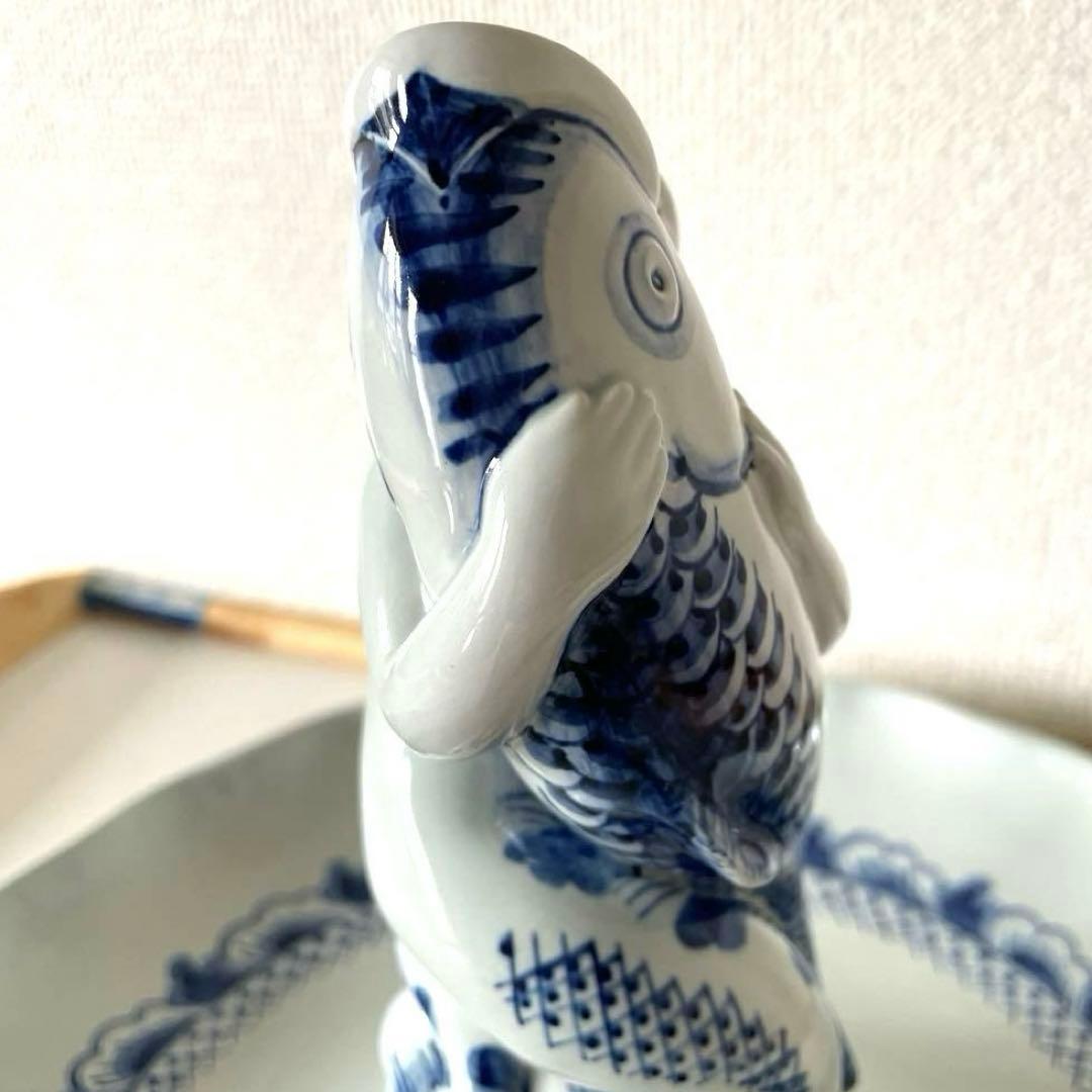 ＊Mermaid and Big fish＊ALUMINIA窯・美術品・