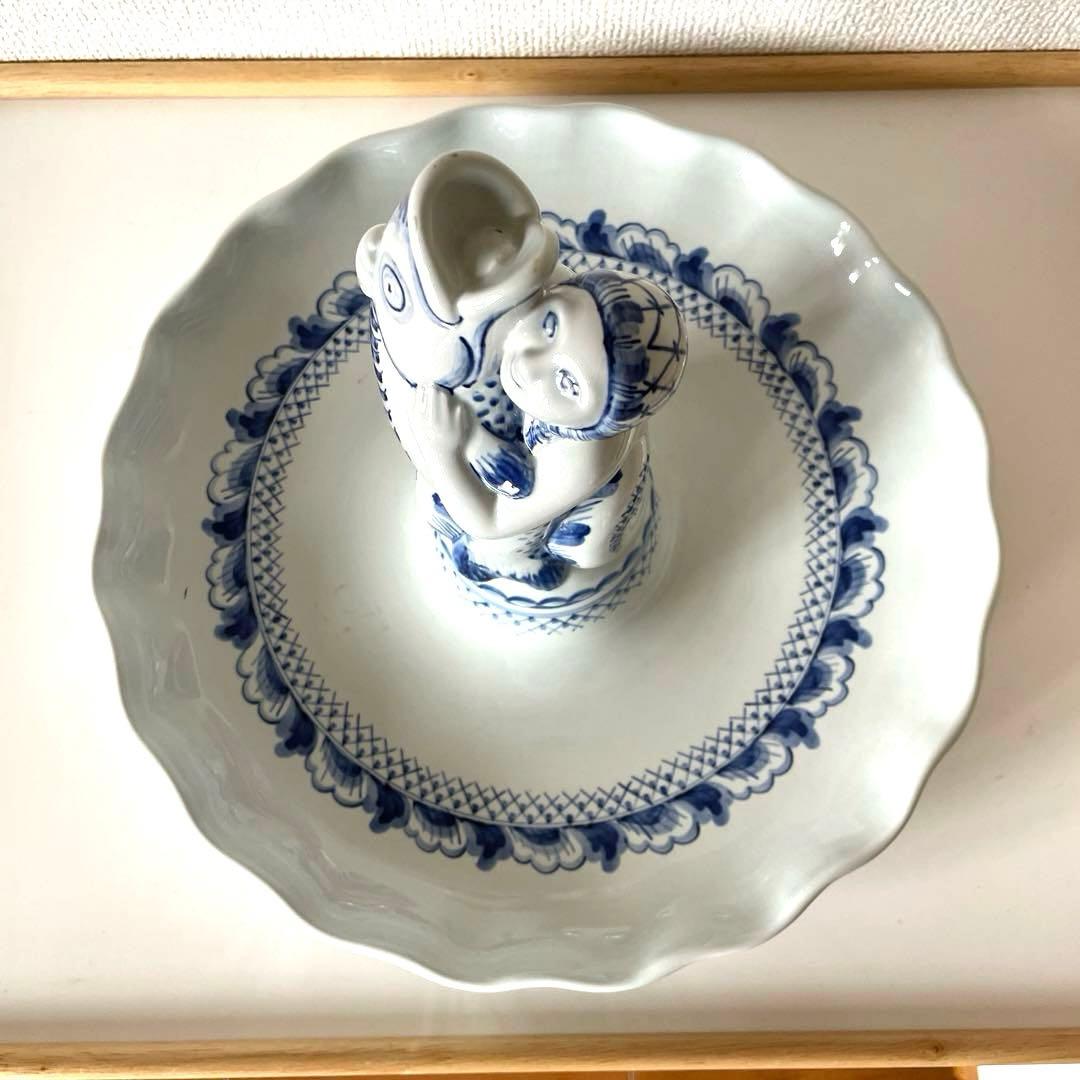 ＊Mermaid and Big fish＊ALUMINIA窯・美術品・