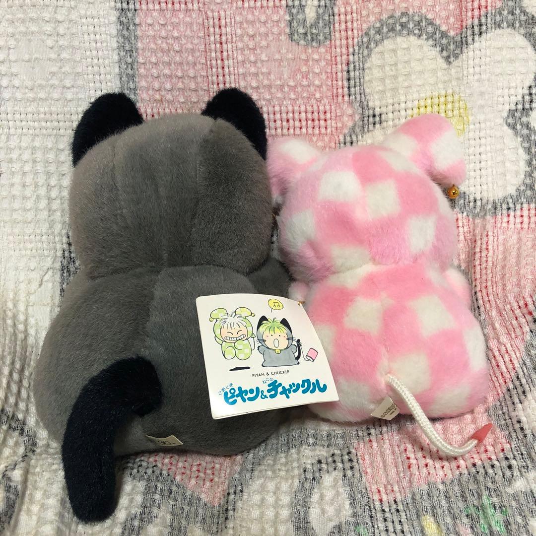 昭和レトロ　ヴィンテージ　セキグチ　こあくまピヤン＆ねこのチャックル　中古品