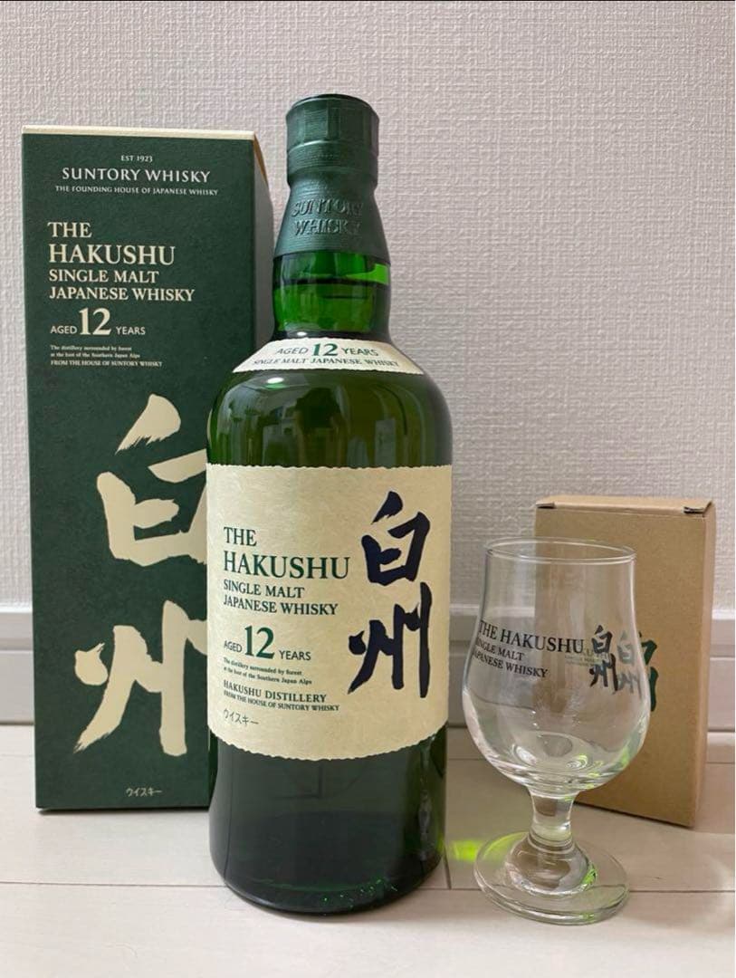 【白州蒸溜所見学コースグラス付き】白州 12年