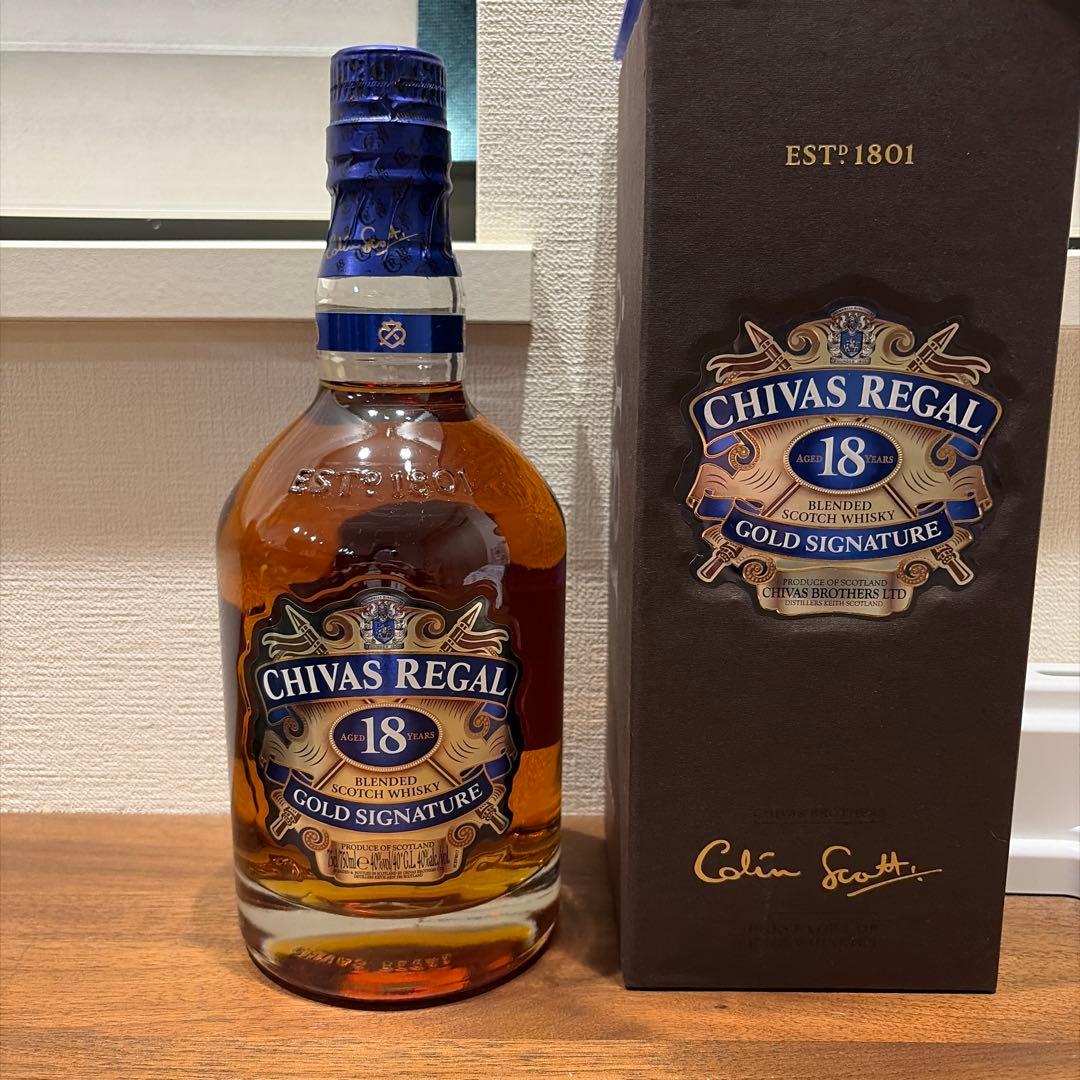 シーバスリーガル18年箱付40度750ml