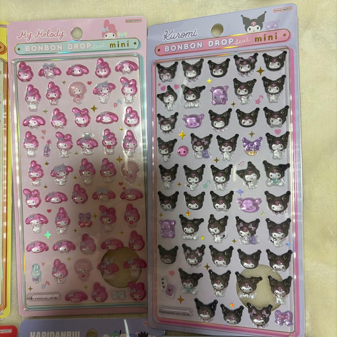 サンリオ　ボンボンドロップmini キティ　ポムポムプリン　シナモン　クロミ