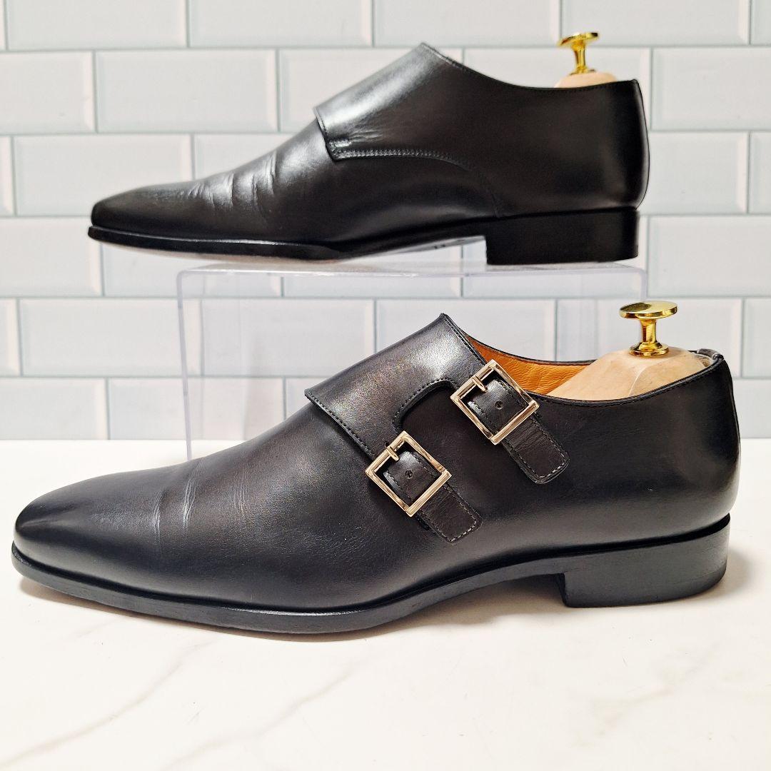 yellow☆ Santoni サントーニ ダブルモンク 25.5