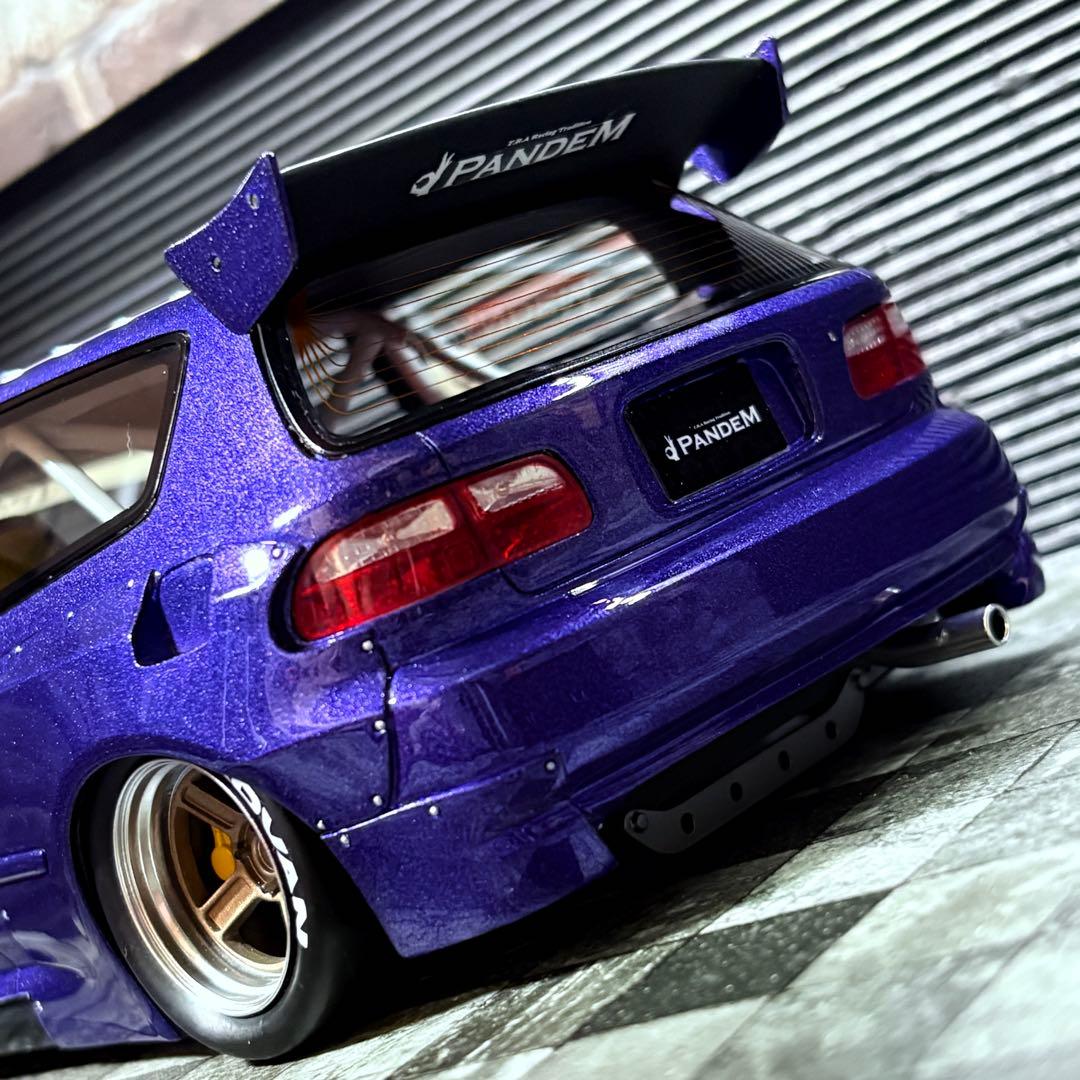 デカール加工品 1/18 ONEMODEL パンデム ホンダ シビック EG6