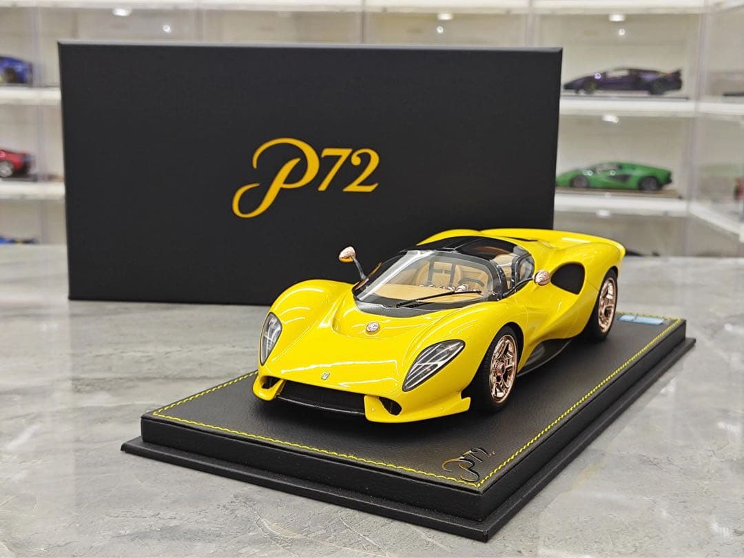 peako ピーコ 1/18 デ・トマソ P72 2024 ミニカー 当日発送