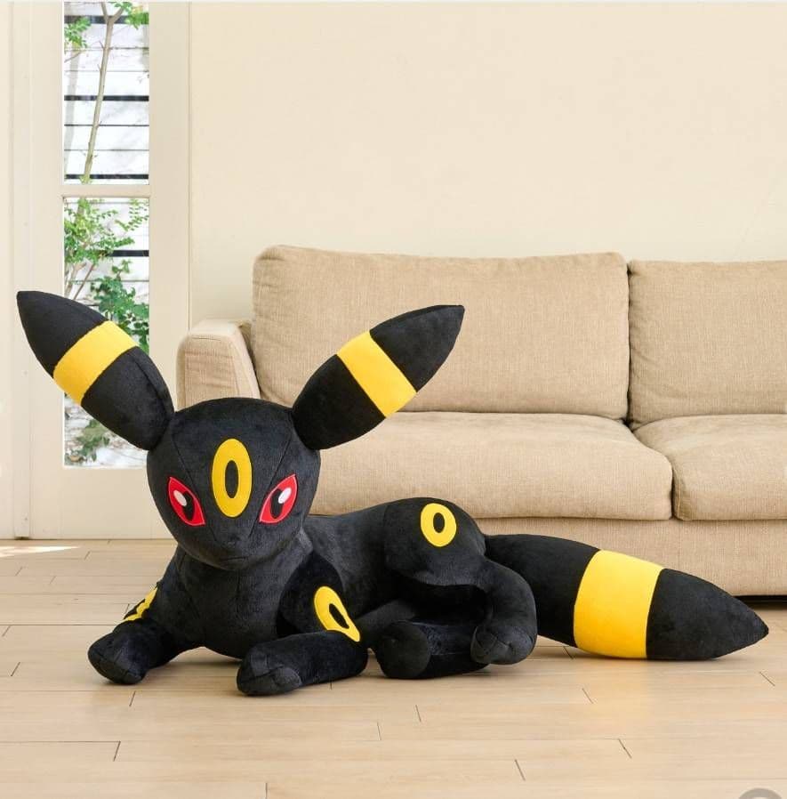 ブラッキー 等身大 寝そべり ぬいぐるみ ポケットモンスター