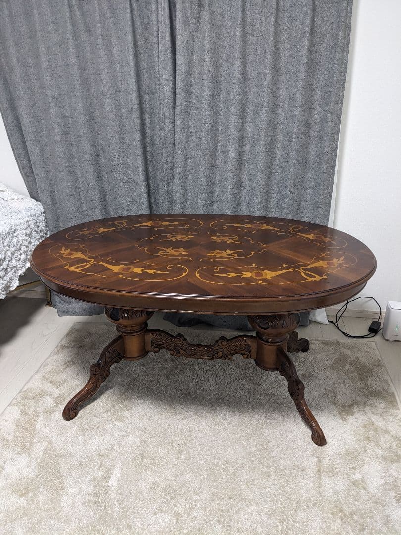 象嵌　ITALIA　イタリア製　Italy　ダイニングテーブル　アンティーク