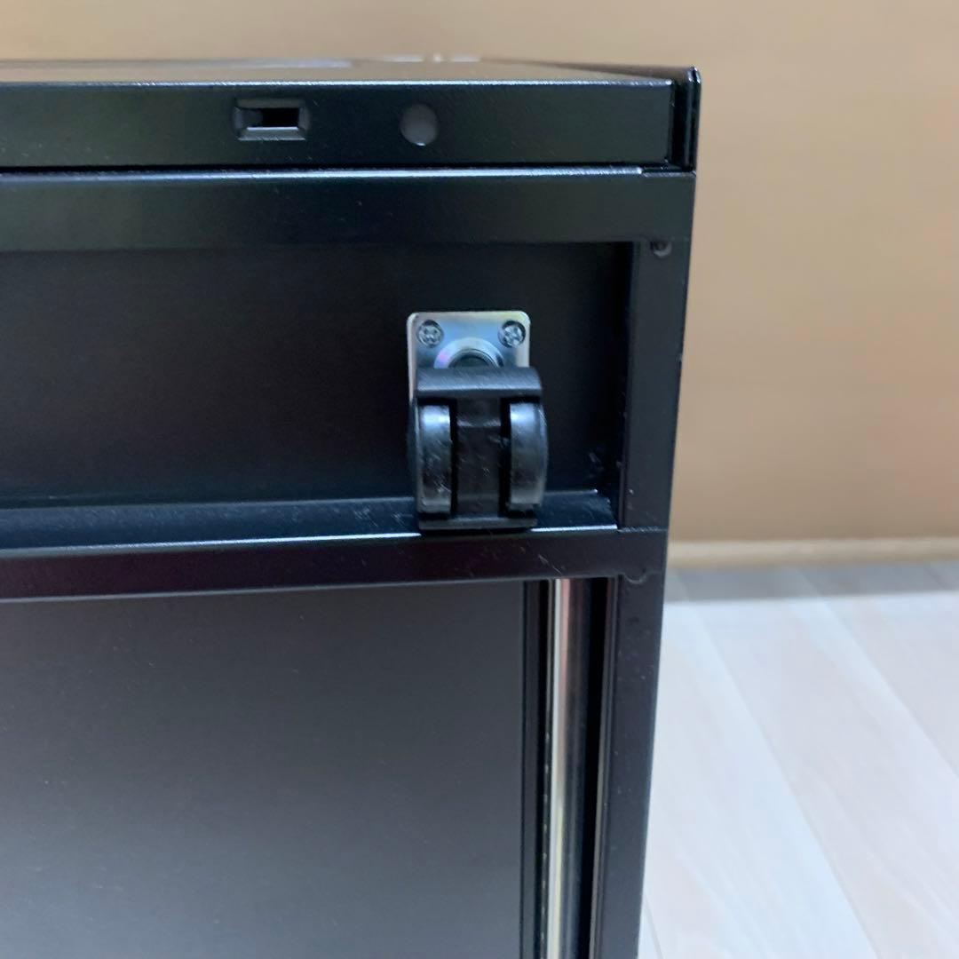 KANADEMONO キャビネットワゴン　black 黒