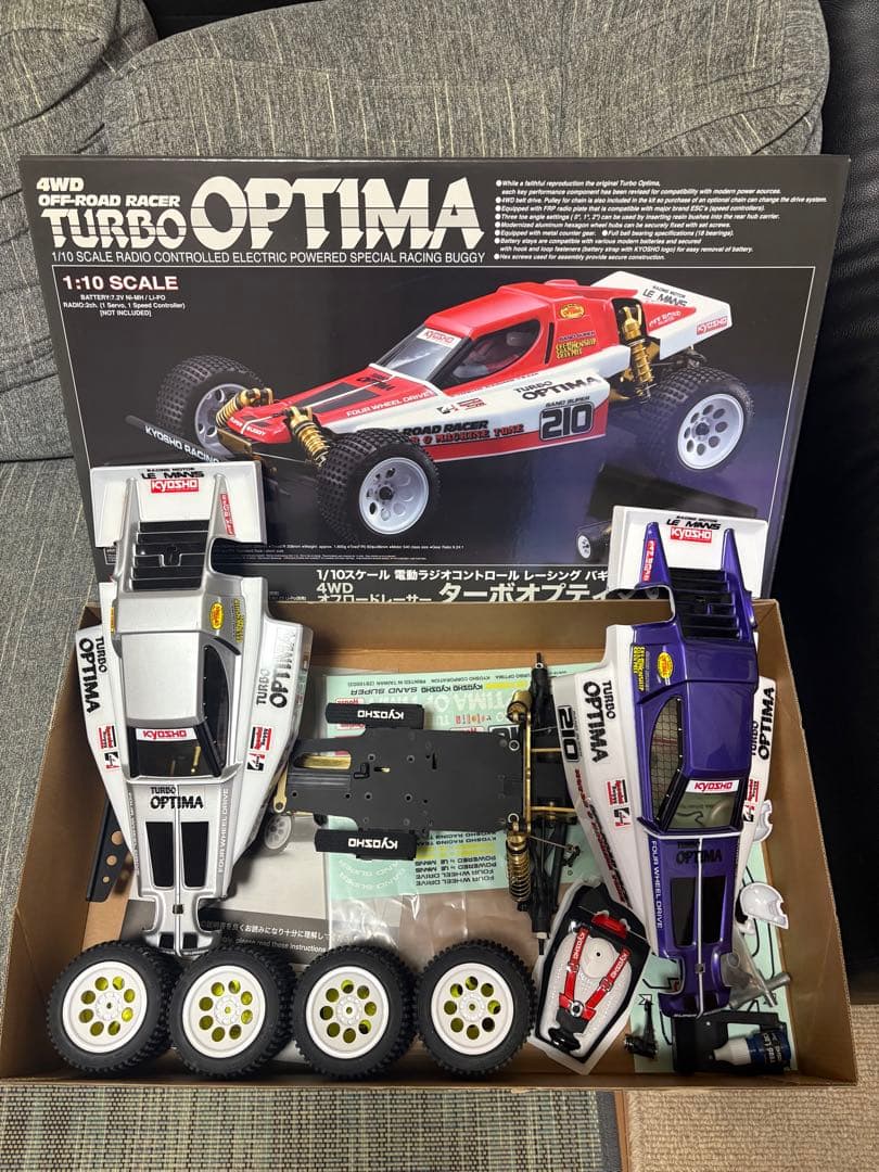 【最終値下げ】　京商　ターボオプティマ　メカ無し　完成品　復刻版