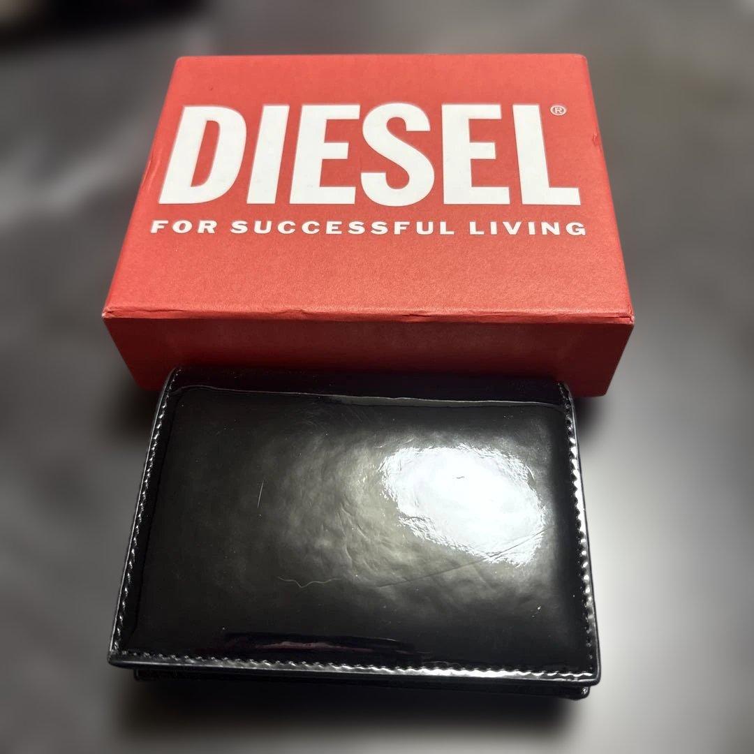 DIESEL 二つ折り財布 黒