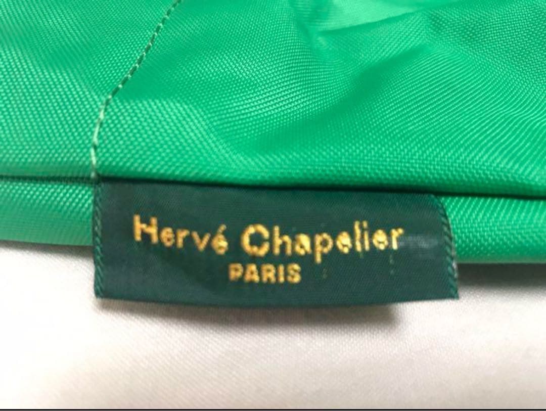 エルベシャプリエ　ZUCCA CABANE 折りたたみバッグ 緑色