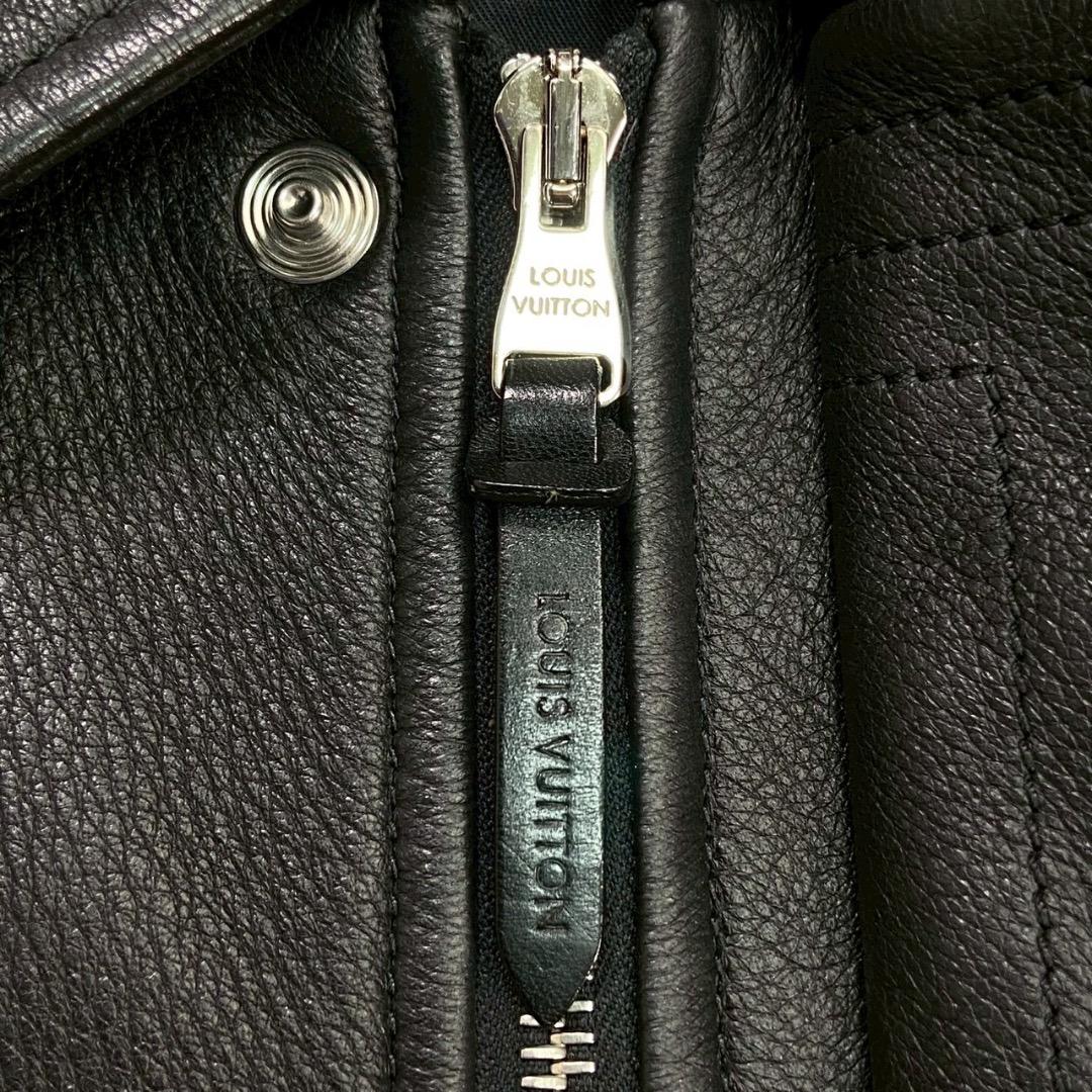 【最高級】LOUIS VUITTON ルイヴィトン シングル レザージャケット
