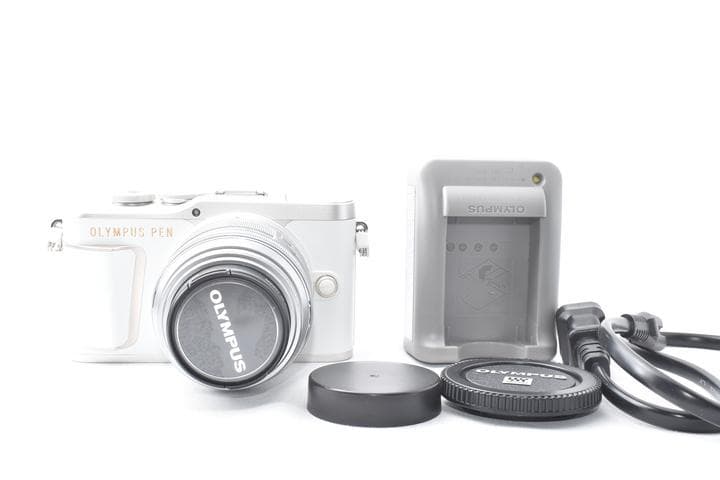 【美品】 OLYMPUS PEN E-PL10 ホワイト レンズキット